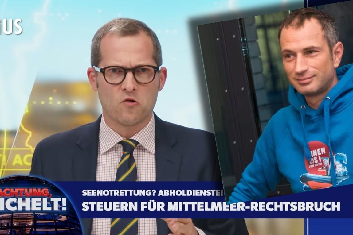 Julian Reichelt: Der populistisch auftretende Journalist hat die Unwahrheit über Seenotretter Axel Steier verbreitet. Julian Reichelt: Der populistisch auftretende Journalist hat die Unwahrheit über Seenotretter Axel Steier verbreitet.