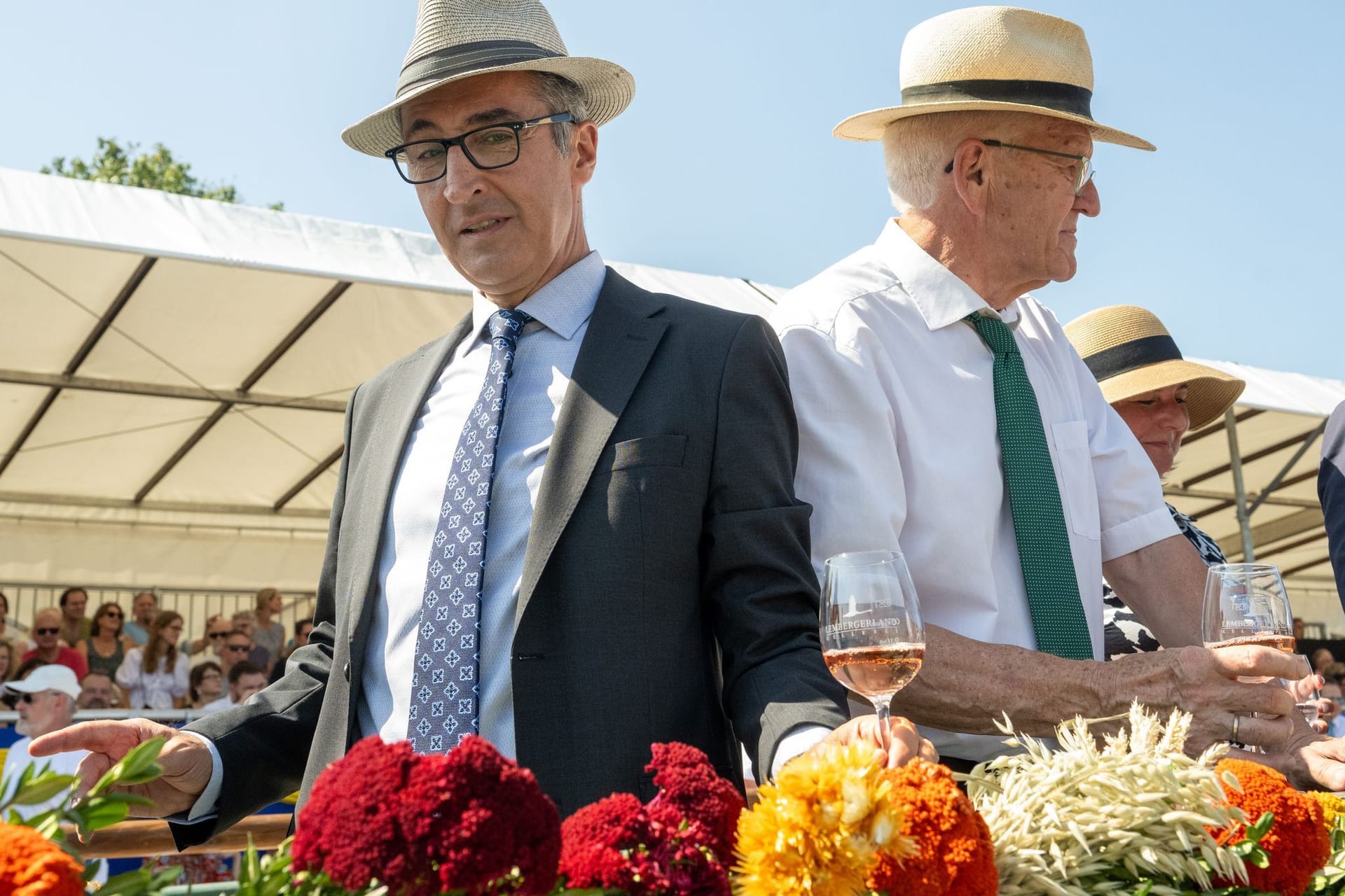 Cem Özdemir und Winfried Kretschmann. Cem Özdemir und Winfried Kretschmann.