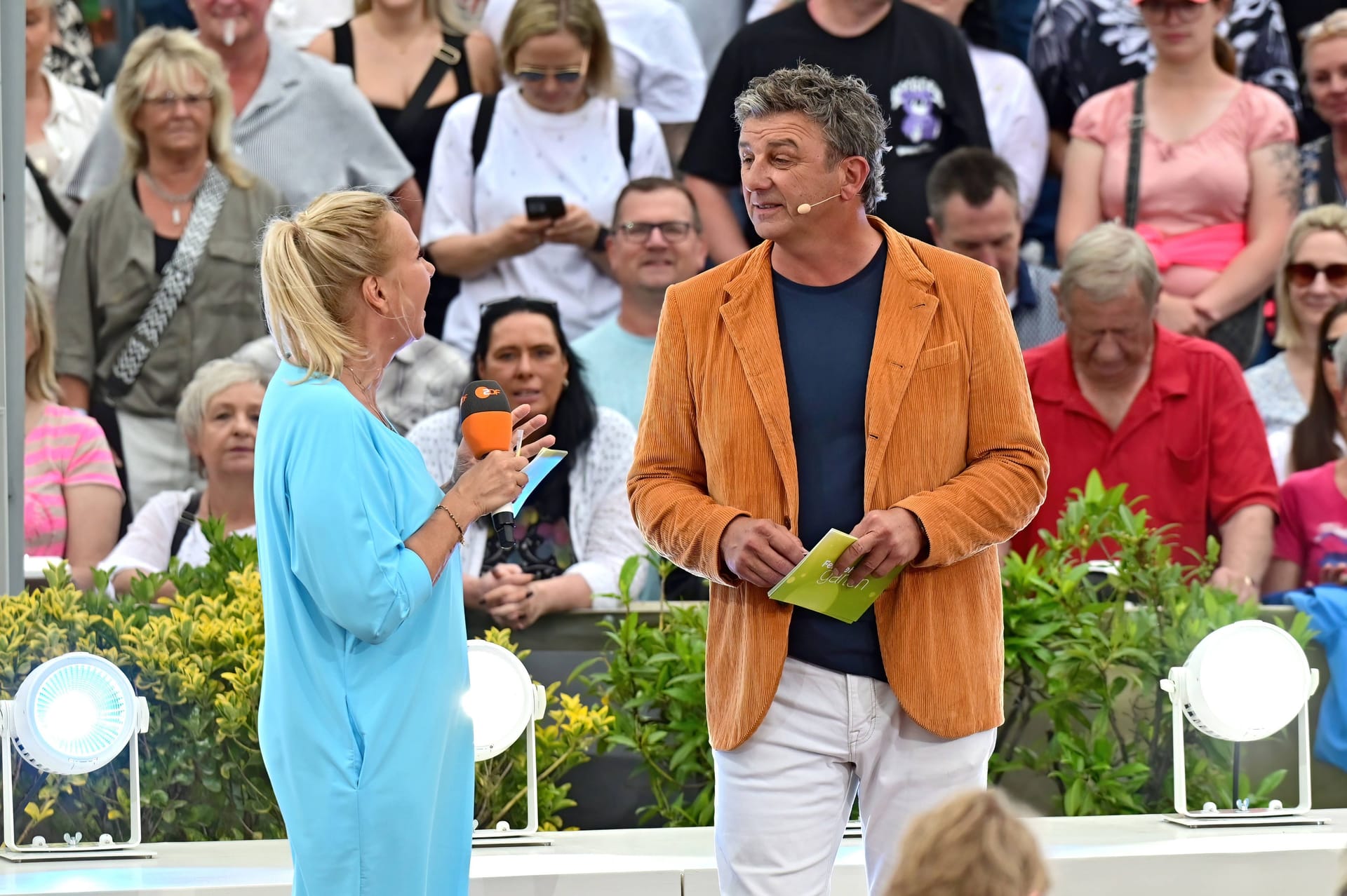 Andrea Kiewel und Hans Sigl führten zwei Stunden gemeinsam durch die Show.