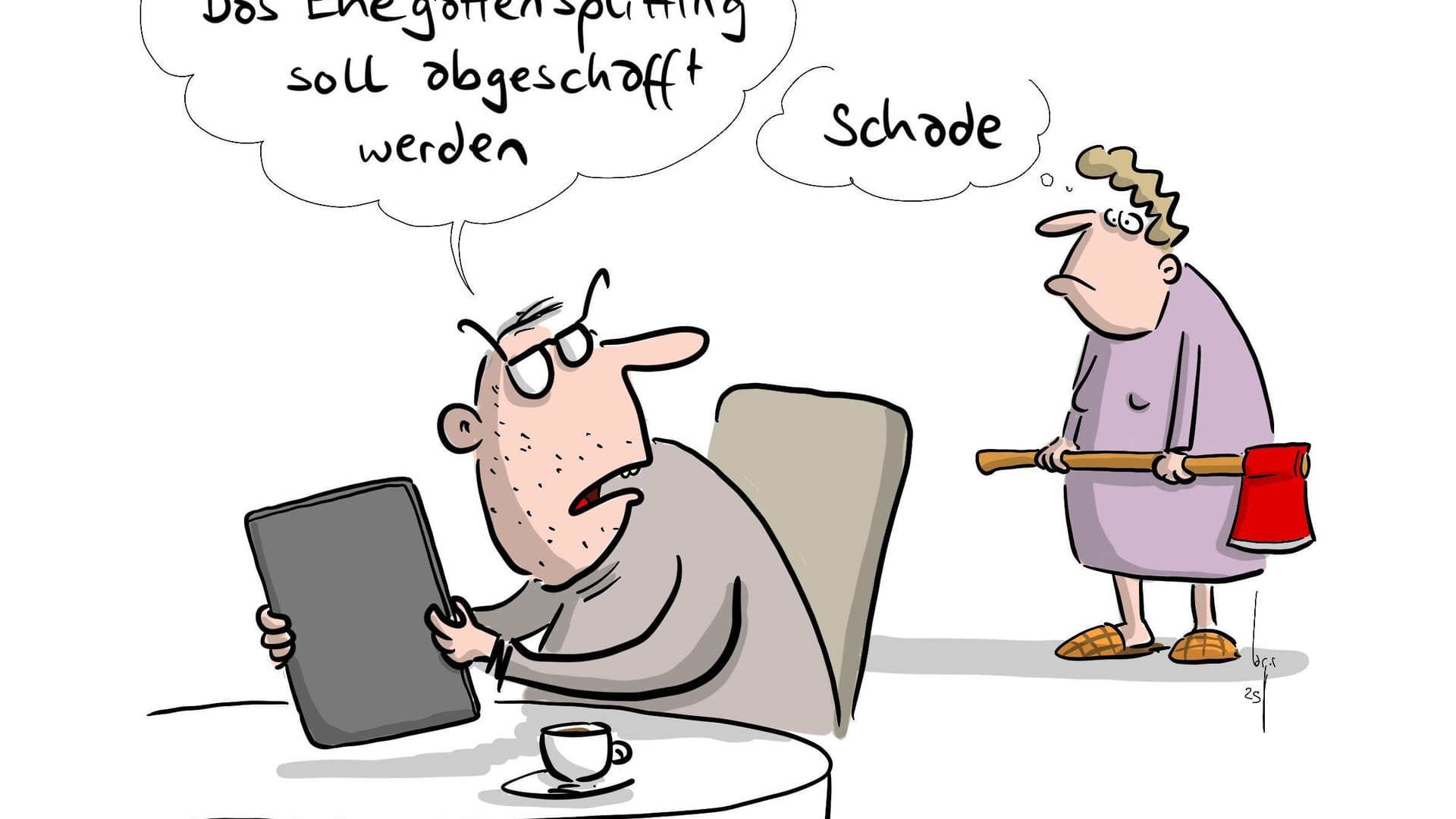Schade!